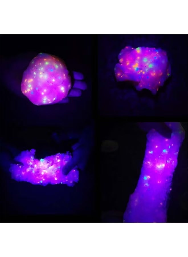 بيوينتي مجموعة صنع الطين اللزج اللذيذ للأطفال 8+ - مجموعة ألعاب الطين الحسي DIY مع تذكار الشاي الفقاعي، مسحوق الوميض وحاويات متعددة - هدايا الطين الزبدة السحابية الرقيقة لاستخدامات الحفلات وأعياد الميلاد - Image 5